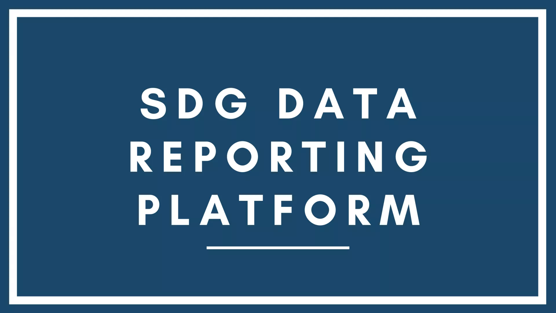 Data reporting platform title image