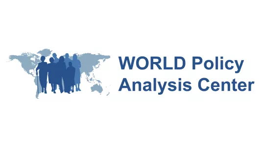 Logo for the WORLD Policy Analysis Center at UCLA