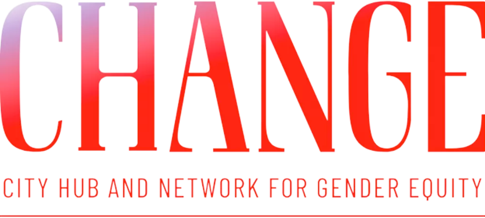 Logo reads CHANGE City Hub and Network for Gender Equity